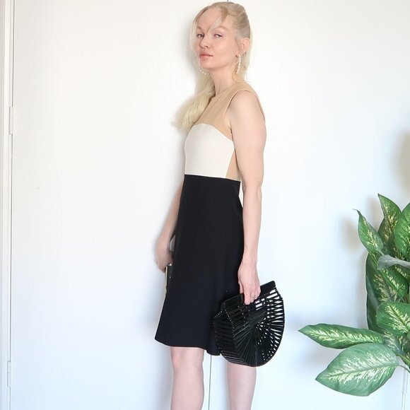 NEW Zara Color-block A-silhouette Sleeveless Dress - Picture 7 of 8